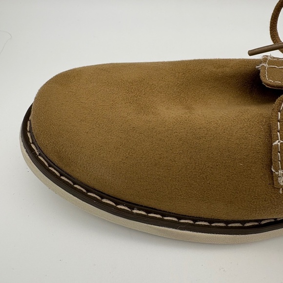 NWOB Dexter Comfort Memory Foam Burt Plain Toe Oxford Tan Suede Style Shoe - Picture 9 of 13